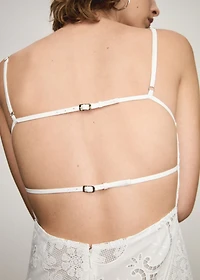 Asymmetrical embroidered dress