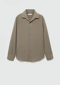 Regular-fit lyocell shirt