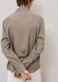 Regular-fit lyocell shirt