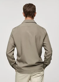 Regular-fit lyocell shirt