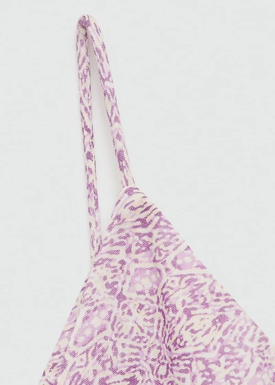 Printed asymmetrical dress