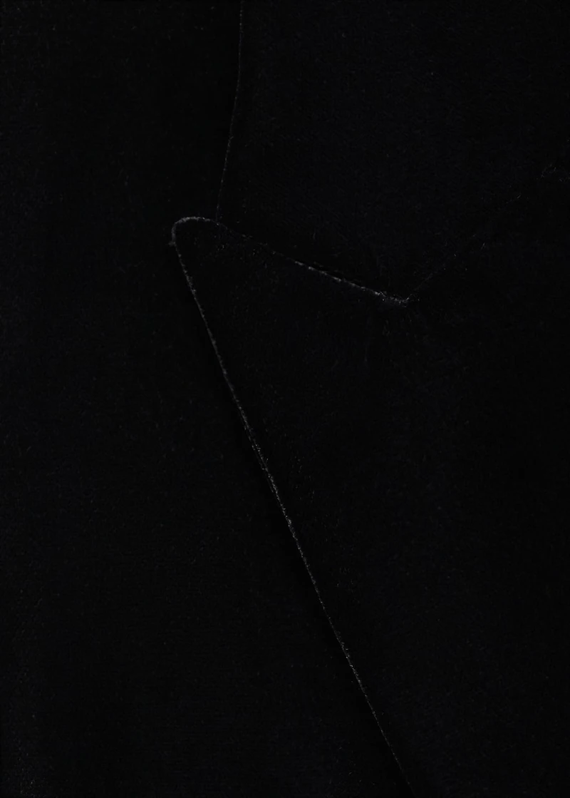 Structured velvet blazer