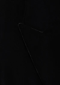 Structured velvet blazer