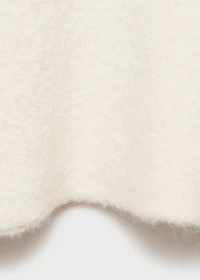 Round-neck sweater with soft finish