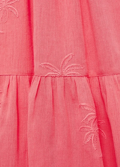 Embroidered detail dress