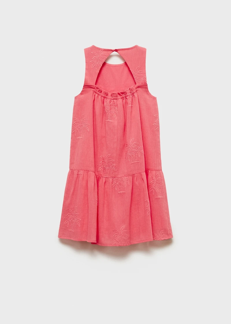 Embroidered detail dress