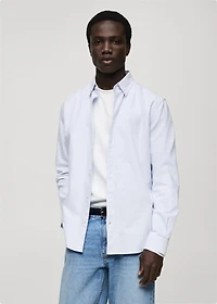 100% cotton kodak striped shirt