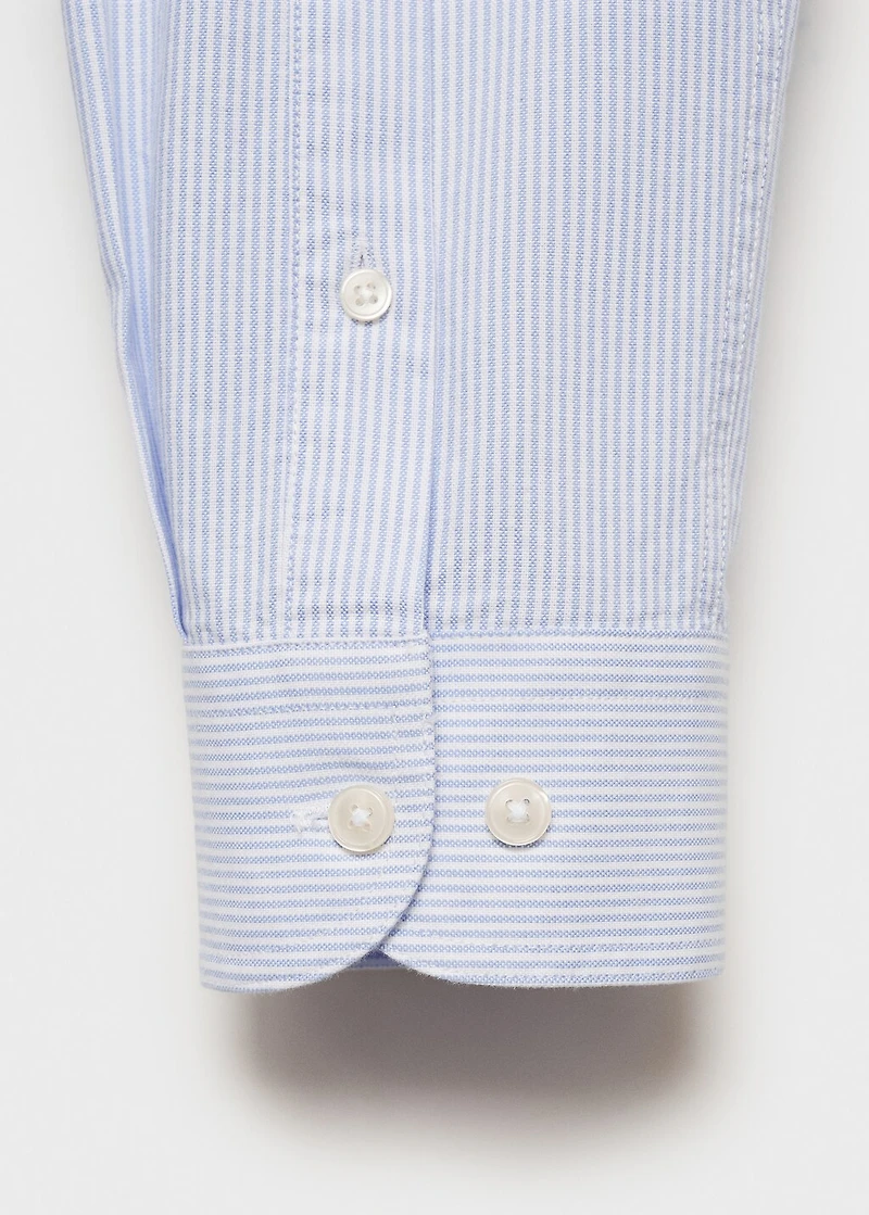 100% cotton kodak striped shirt