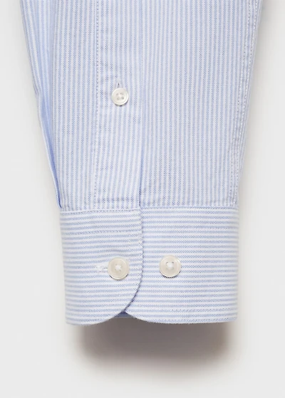 100% cotton kodak striped shirt