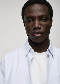 100% cotton kodak striped shirt