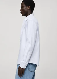 100% cotton kodak striped shirt