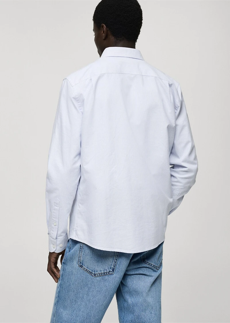 100% cotton kodak striped shirt