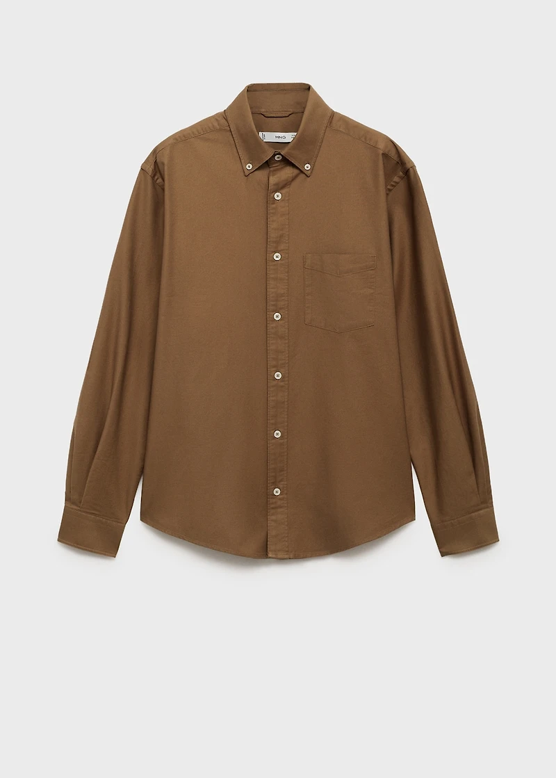 100% cotton Oxford shirt
