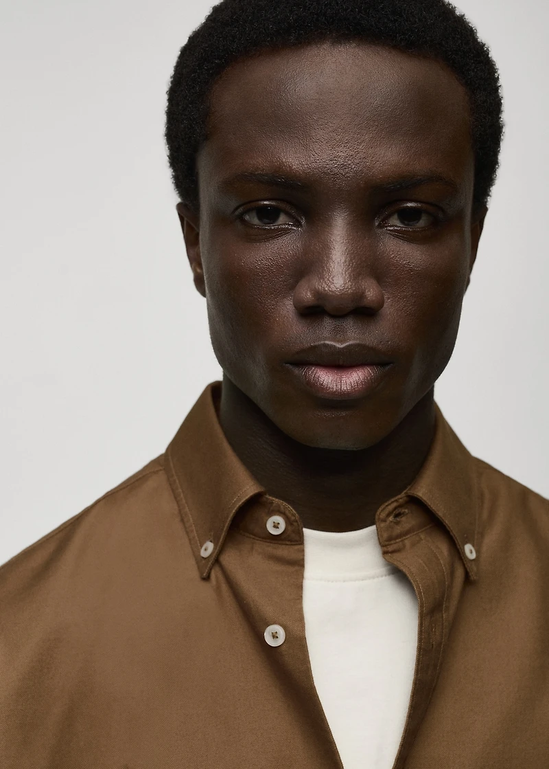 100% cotton Oxford shirt