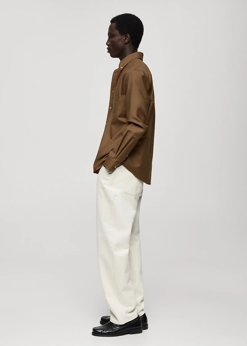 100% cotton Oxford shirt