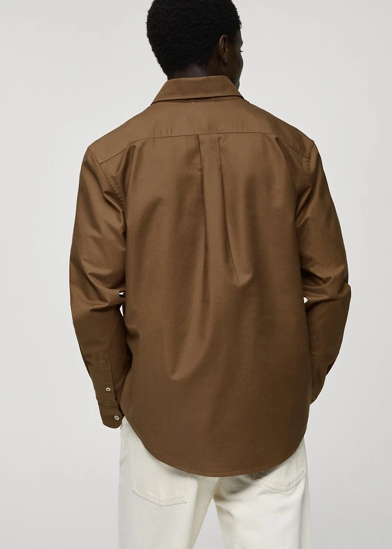 100% cotton Oxford shirt