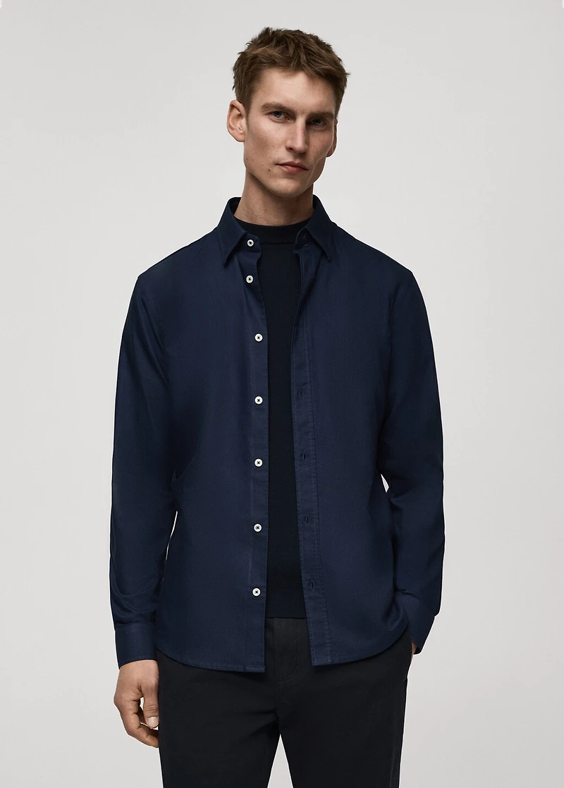 100% cotton Oxford shirt