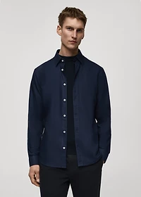 100% cotton Oxford shirt