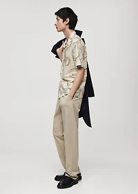 100% cotton regular-fit printed shirt