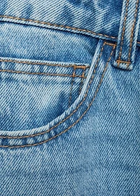 Tie-dye straight jeans