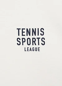 Cropped cotton T-shirt