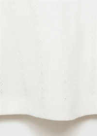 Cropped short-sleeved t-shirt