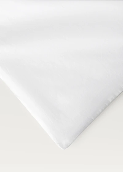 Cotton duvet cover with hand-embroidered flowers for 135/140 cm bed