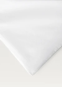 Cotton duvet cover with hand-embroidered flowers for 135/140 cm bed