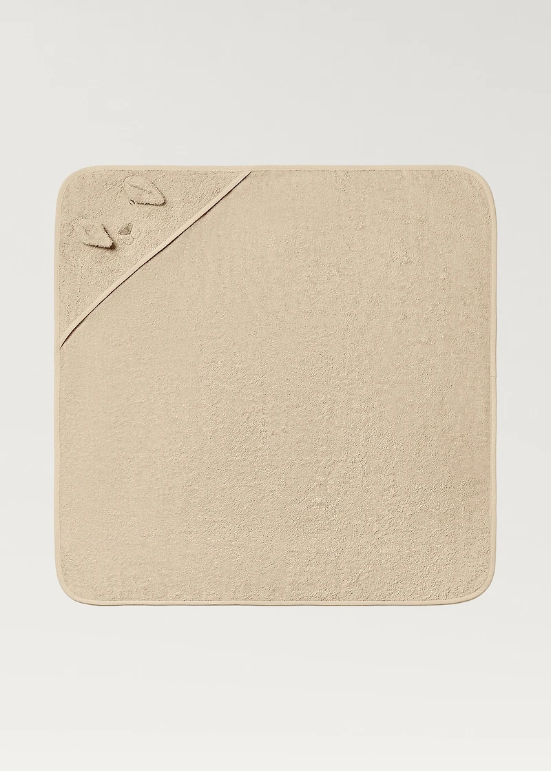 Children's terry bath cape with ears