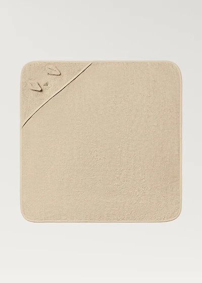 Children's terry bath cape with ears