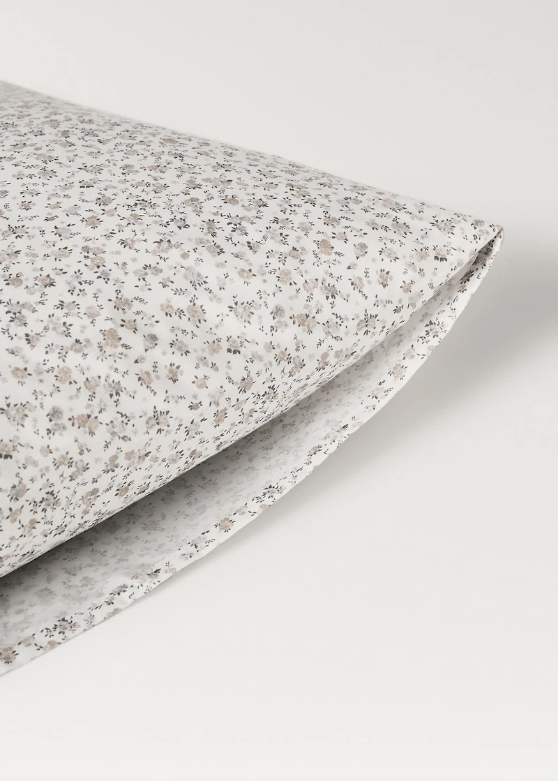 Cotton percale printed pillowcase for cot 30x50 cm