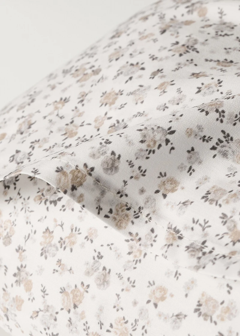 Cotton percale printed pillowcase for cot 30x50 cm