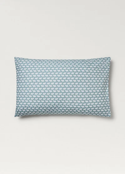 Cotton percale printed children's pillowcase 50x75 cm