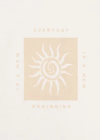 Printed cotton-blend t-shirt