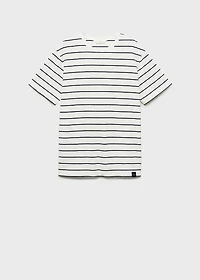 Striped short-sleeved t-shirt