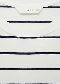 Striped short-sleeved t-shirt