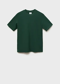 Regular-fit textured t-shirt