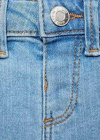 Denim turn-up shorts