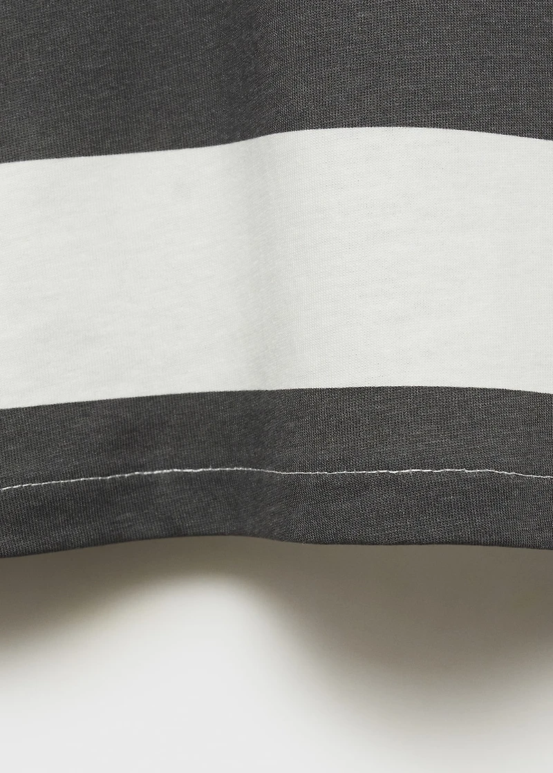 Striped cotton T-shirt