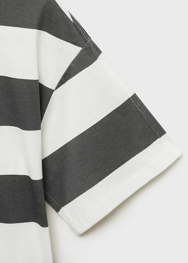 Striped cotton T-shirt
