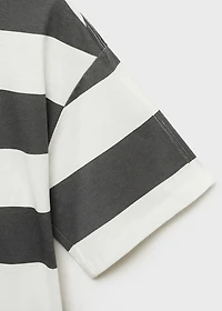 Striped cotton T-shirt