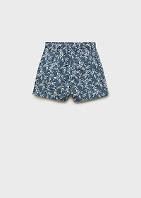 Printed swimming trunks