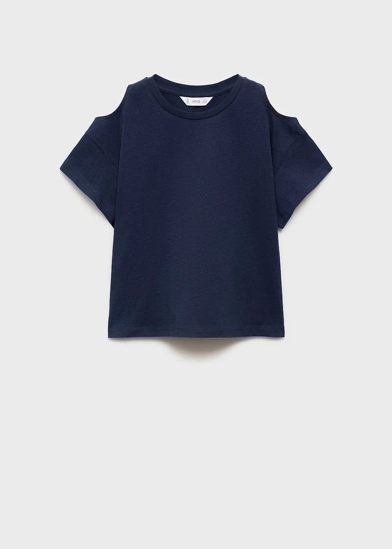 Cut-out t-shirt
