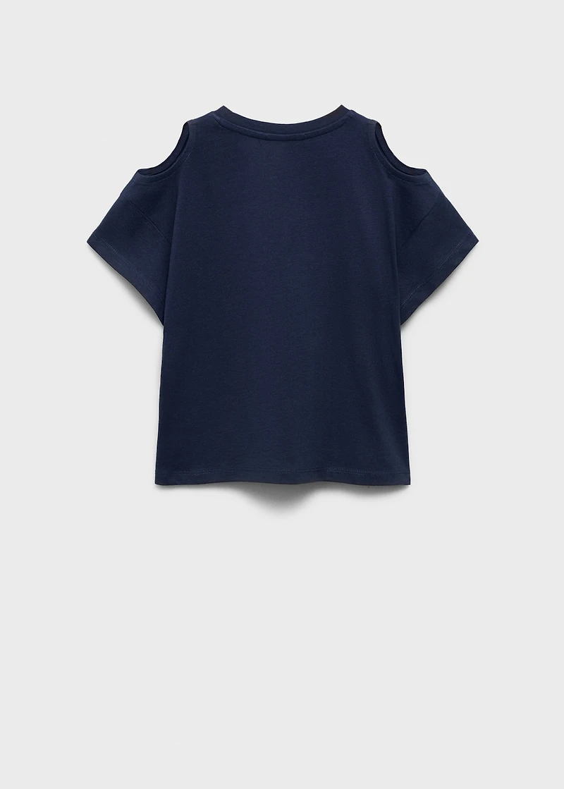 Cut-out t-shirt
