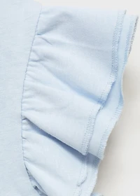 Ruffles embroidered  t-shirt