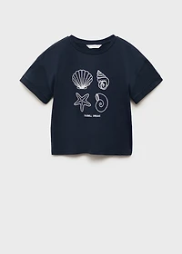 Embroidered detail T-shirt