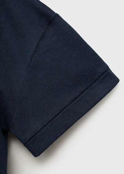 Embroidered detail T-shirt