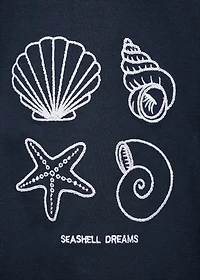 Embroidered detail T-shirt