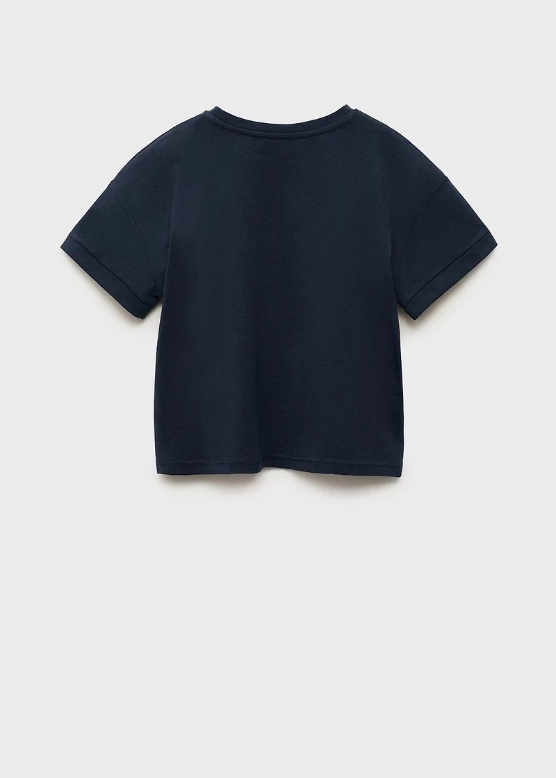 Embroidered detail T-shirt