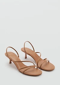 Strappy heeled sandals